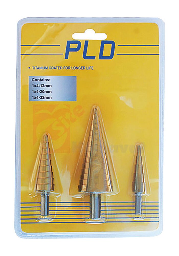 KADEMELİ SAC DELME SETİ 4-12/4-20/4-32 TİN KAPLI