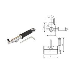 3000Kg MANYETİK KALDIRICI YEDEK KOL