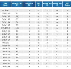 6.70  5D İÇTEN SU VERMELİ  KARBÜR MATKAP