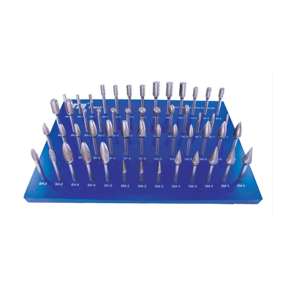 KALIPÇI FREZE STANDI (52 ADET MUHTELİF EBAT)