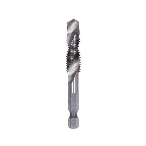 M6 CZTOOL BITS SAPLI 1/4'' KOMBİNE KILAVUZ HSS