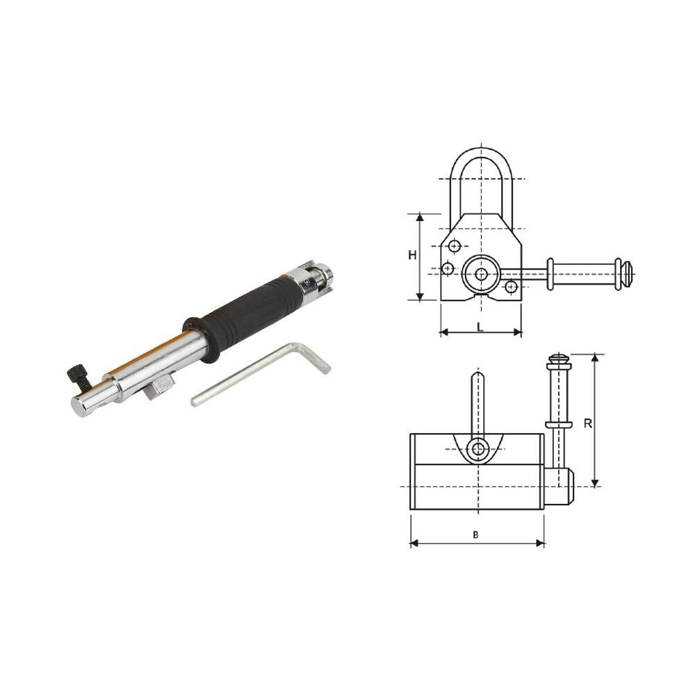 1000Kg MANYETİK KALDIRICI YEDEK KOL