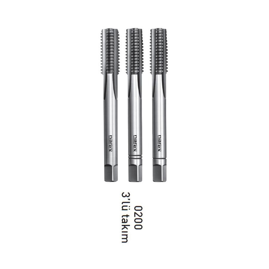 M2.5 NAREX EL KILAVUZ TAKIMI DIN352 HSS (0200)